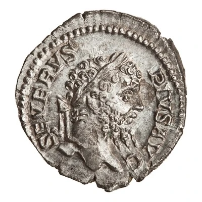 Denarius - Septimius Severus P M TR P XVIII COS III P P; Neptune front
