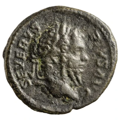 Denarius - Septimius Severus P M TR P XVIII COS III P P front