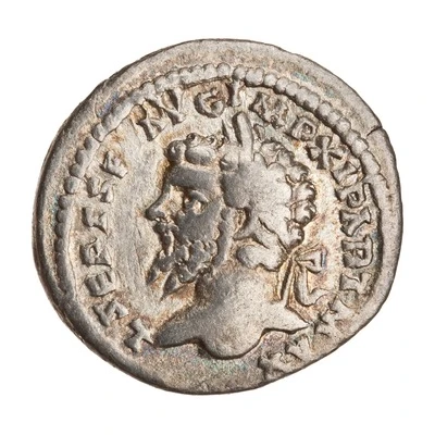 Denarius - Septimius Severus P MAX TR P VIII COS II P P; Fides front