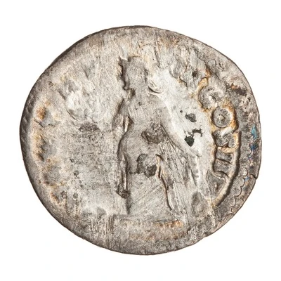Denarius - Septimius Severus P MAX TR P VIII COS II P P; Fides back