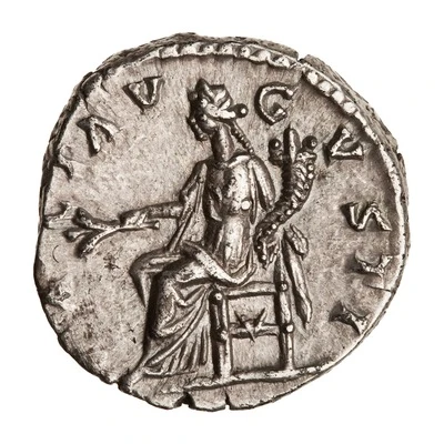 Denarius - Septimius Severus PACI AVGVSTI; Pax back