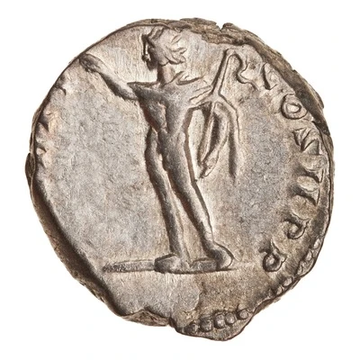 Denarius - Septimius Severus PM TR P V COS II P P; Sol back