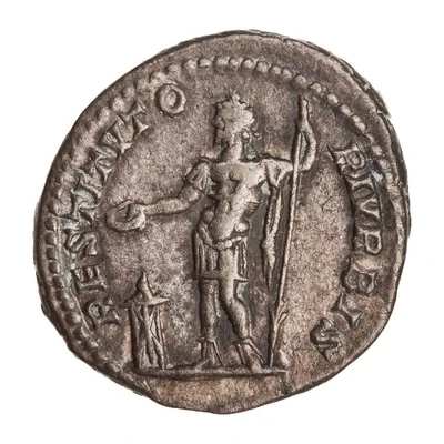 Denarius - Septimius Severus RESTITVTORI VRBIS back
