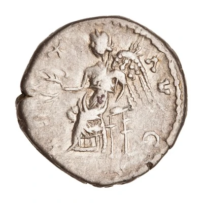 Denarius - Septimius Severus VICT AVG; Victory back