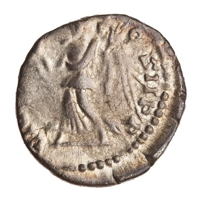 Denarius - Septimius Severus VICT AVGG COS II P P; Victory back