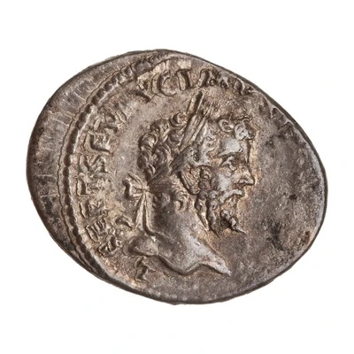 Denarius - Septimius Severus VICT PARTHICAE; Victory front