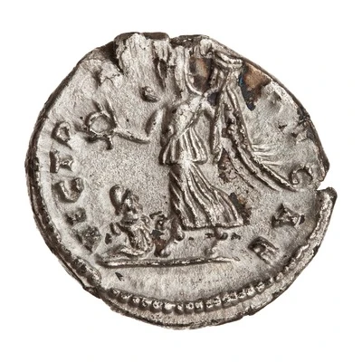 Denarius - Septimius Severus VICT PARTHICAE; Victory back