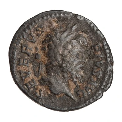 Denarius - Septimius Severus VICTORIA PARTH MAX; Victory front