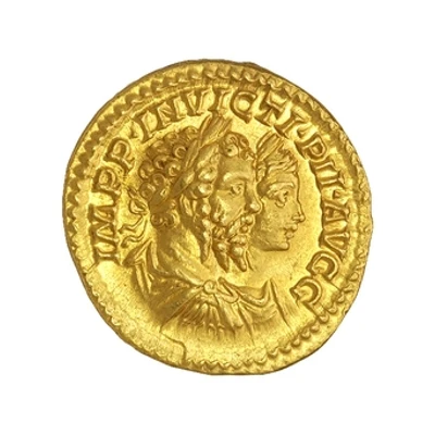Denarius - Septimius Severus VICTORIA PARTHICA MAXIMA; Victory front