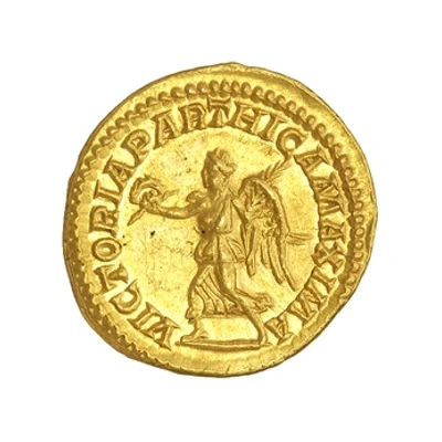 Denarius - Septimius Severus VICTORIA PARTHICA MAXIMA; Victory back