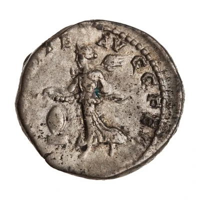 Denarius - Septimius Severus VICTORIAE AVGG FEL; Victory back