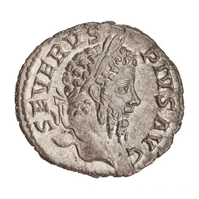 Denarius - Septimius Severus VIRT AVGG; Virtus and Victory front