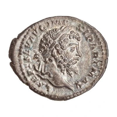 Denarius - Septimius Severus VIRT AVGG; Virtus front
