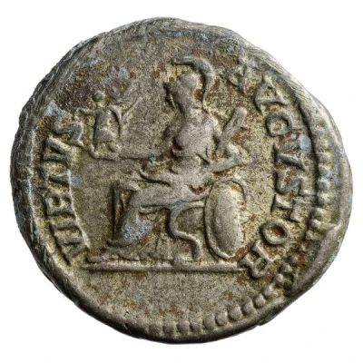 Denarius - Septimius Severus VIRTVS AVGVSTOR; Roma and Victory back