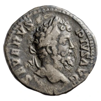 Denarius - Septimius Severus and Caracalla AETERNIT IMPERI front