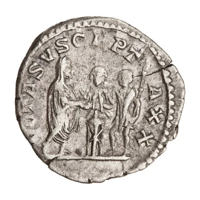 Denarius - Septimius Severus and Caracalla VOTA SVSCEPTA XX back