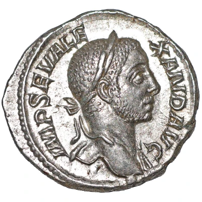 Denarius - Severus Alexander ABVNDANTIA AVG; Abundantia front