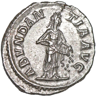 Denarius - Severus Alexander ABVNDANTIA AVG; Abundantia back