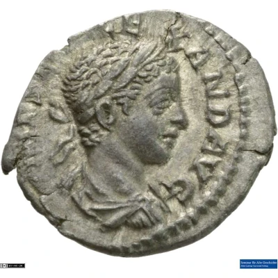 Denarius - Severus Alexander AEQVITAS AVG; Aequitas front