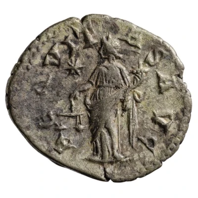 Denarius - Severus Alexander AEQVITAS AVG; Aequitas back