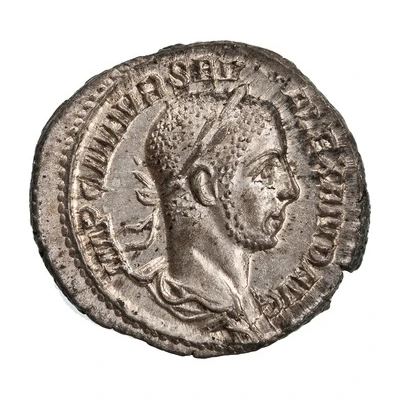 Denarius - Severus Alexander ANNONA AVG; Annona front