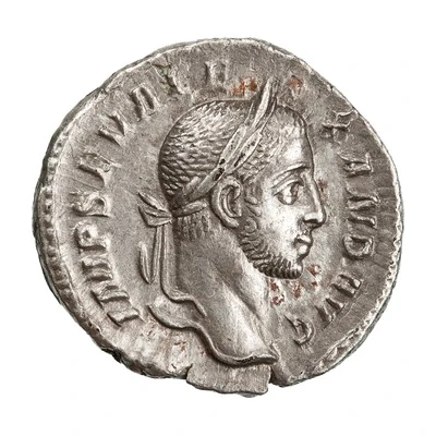 Denarius - Severus Alexander ANNONA AVG; Annona front