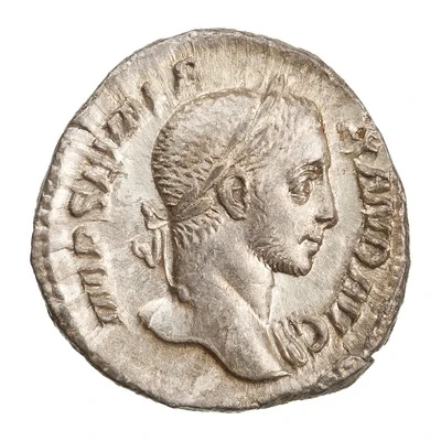 Denarius - Severus Alexander ANNONA AVG; Annona front