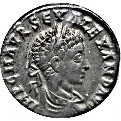 Denarius - Severus Alexander FIDES EXERCITVS; Fides front