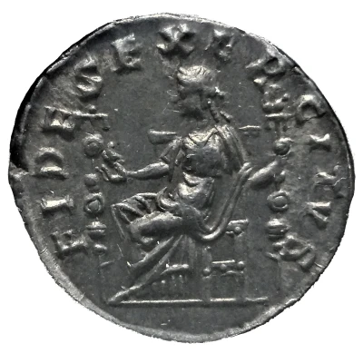 Denarius - Severus Alexander FIDES EXERCITVS; Fides back