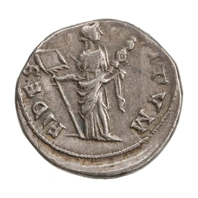 Denarius - Severus Alexander FIDES MILITVM; Fides back
