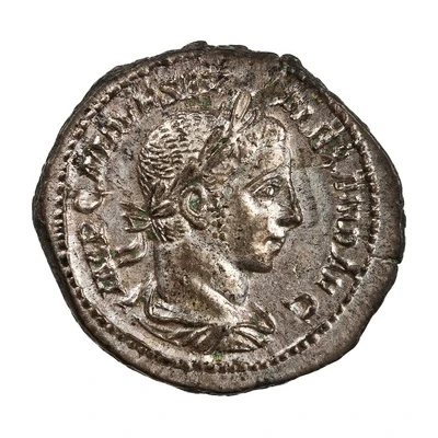 Denarius - Severus Alexander FIDES MILITVM; Fides front