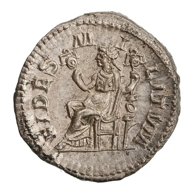 Denarius - Severus Alexander FIDES MILITVM; Fides back
