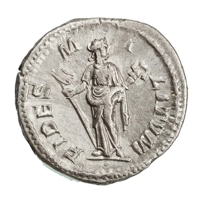 Denarius - Severus Alexander FIDES MILITVM; Fides back
