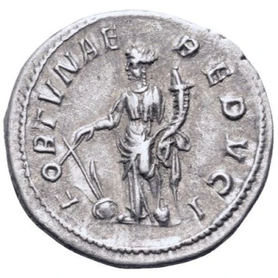 Denarius - Severus Alexander FORTVNAE REDVCI; Fortuna back