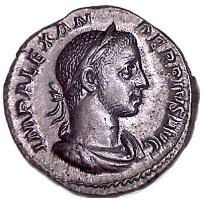 Denarius - Severus Alexander IMP ALEXANDER PIVS AVG; Rome front