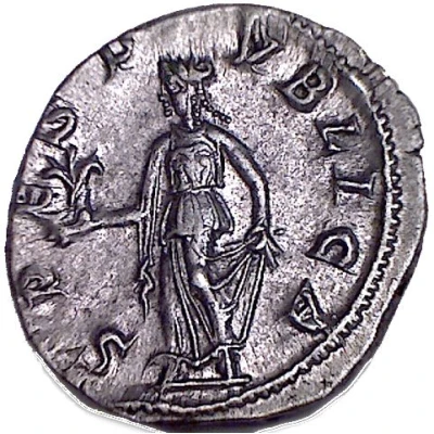 Denarius - Severus Alexander IMP ALEXANDER PIVS AVG; Rome back