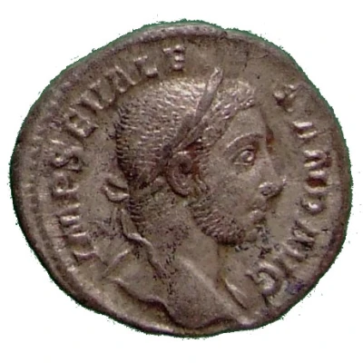 Denarius - Severus Alexander IOVI CONSERVATORI; Jupiter front