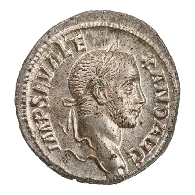 Denarius - Severus Alexander IOVI CONSERVATORI; Jupiter front