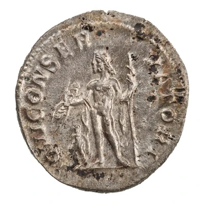 Denarius - Severus Alexander IOVI CONSERVATORI; Jupiter back