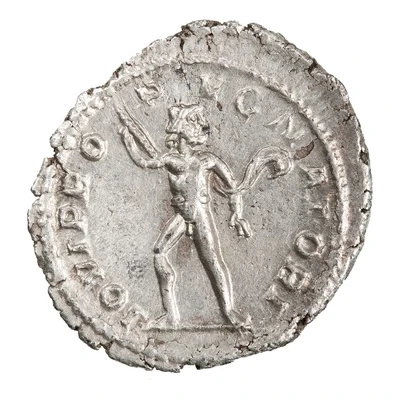 Denarius - Severus Alexander IOVI PROPVGNATORI; Jupiter back