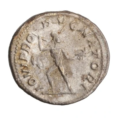 Denarius - Severus Alexander IOVI PROPVGNATORI; Jupiter back