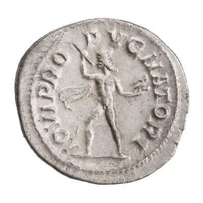 Denarius - Severus Alexander IOVI PROPVGNATORI; Jupiter back