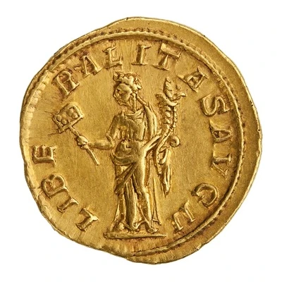 Denarius - Severus Alexander LIBERALITAS AVG II; Liberalitas back