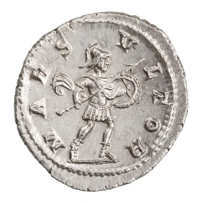 Denarius - Severus Alexander MARS VLTOR; Mars back