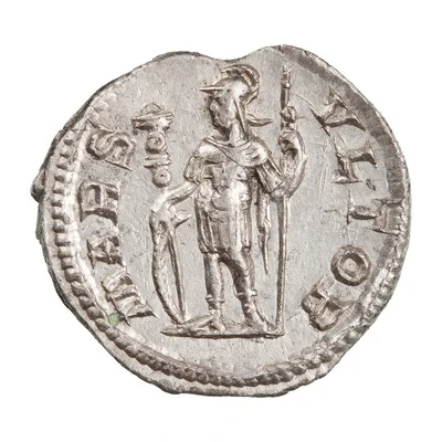 Denarius - Severus Alexander MARS VLTOR; Mars back