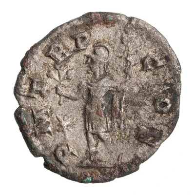 Denarius - Severus Alexander P M TR P COS; Mars back