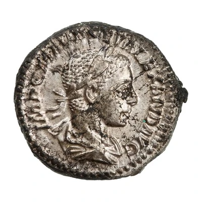 Denarius - Severus Alexander P M TR P COS P P; Jupiter front