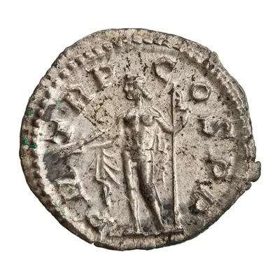 Denarius - Severus Alexander P M TR P COS P P; Jupiter back