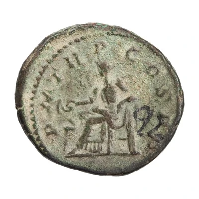 Denarius - Severus Alexander P M TR P COS P P; Salus back