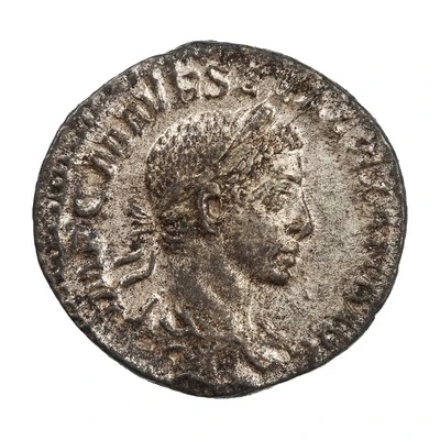 Denarius - Severus Alexander P M TR P COS P P; Salus front